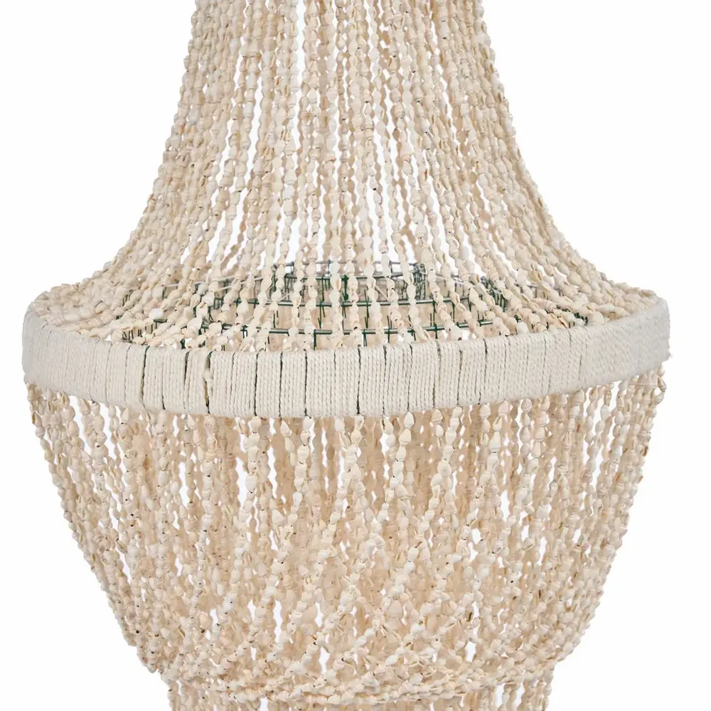 Plafonniers - Le Lustre En Coquillages Ocean Tower - Naturel - L - BAZAR BIZAR LIVING