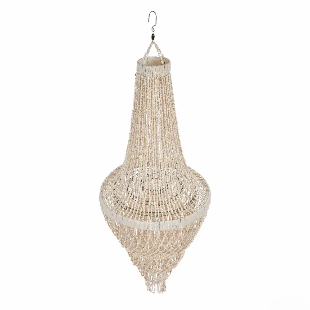 Plafonniers - Le Lustre En Coquillages Ocean Tower - Naturel - L - BAZAR BIZAR LIVING