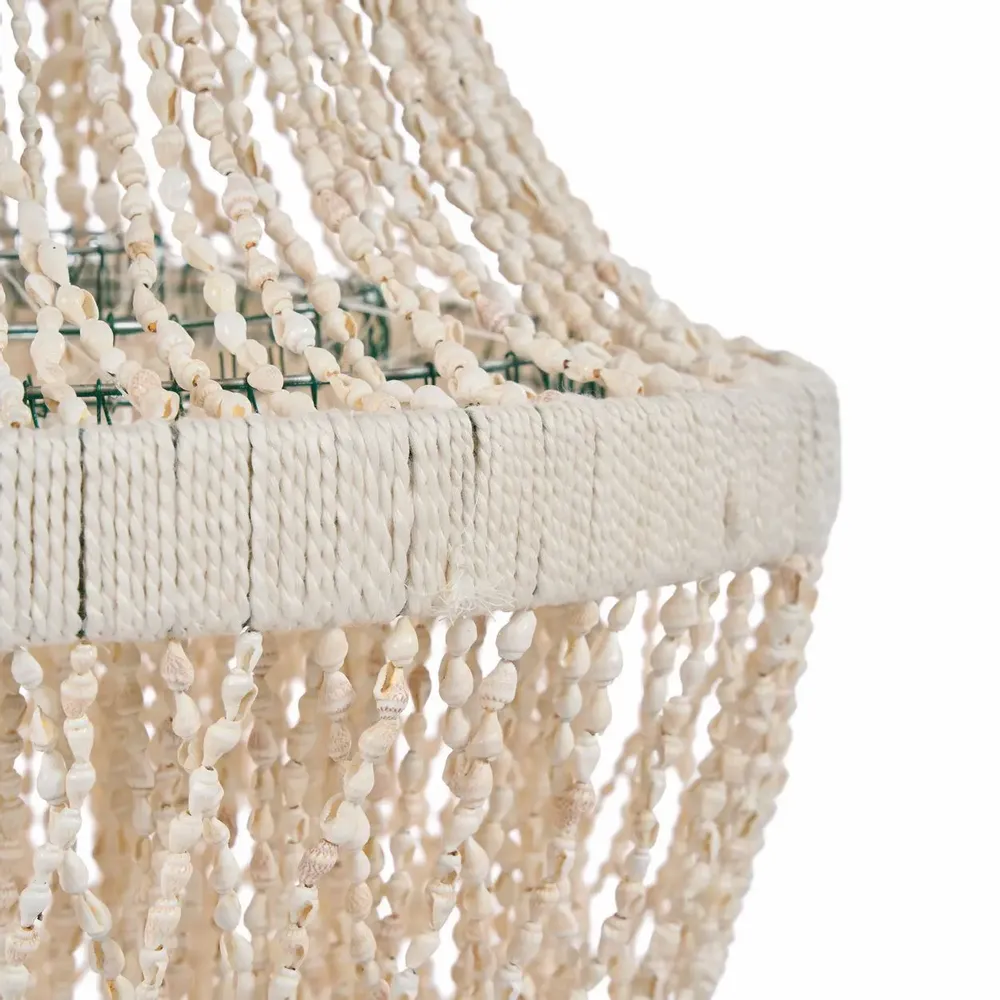 Plafonniers - Le Lustre En Coquillages Ocean Tower - Naturel - L - BAZAR BIZAR LIVING