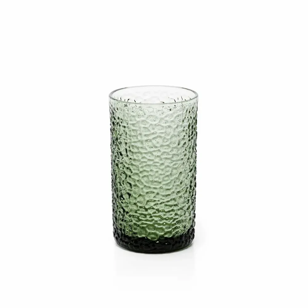 Glass - The Green Pebble High Ball - Green - BAZAR BIZAR LIVING