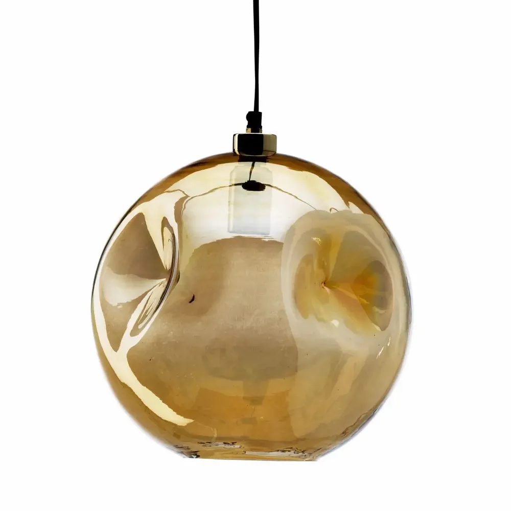 Plafonniers - La Lampe Suspendue Bubbella - Pale Gold - BAZAR BIZAR LIVING