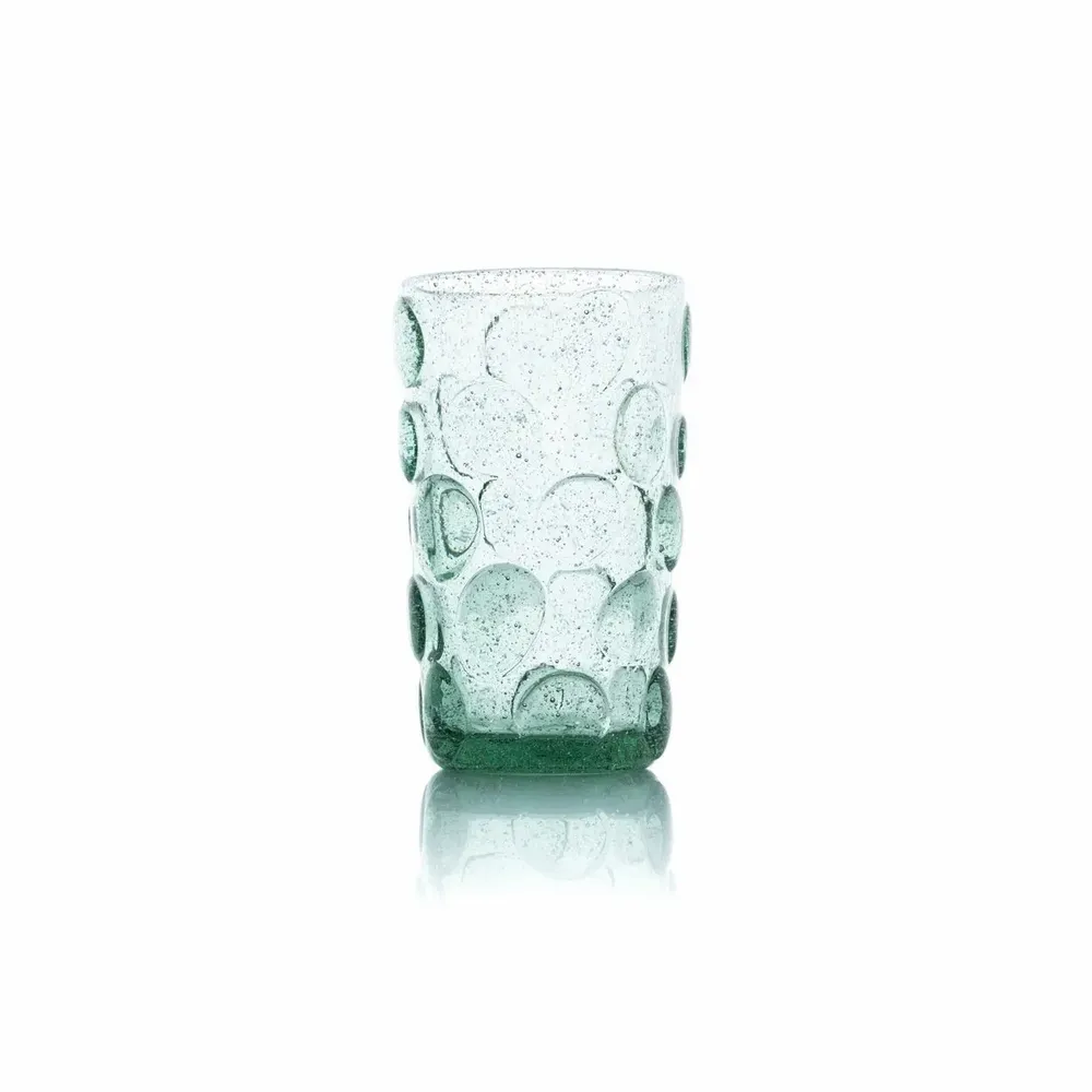 Verres - Le Verre Highball Frosted Dot - Aqua - BAZAR BIZAR LIVING