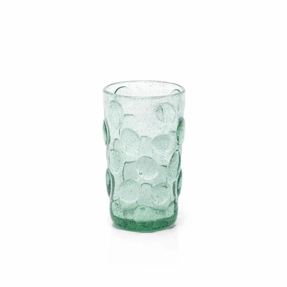 Verres - Le Verre Highball Frosted Dot - Aqua - BAZAR BIZAR LIVING
