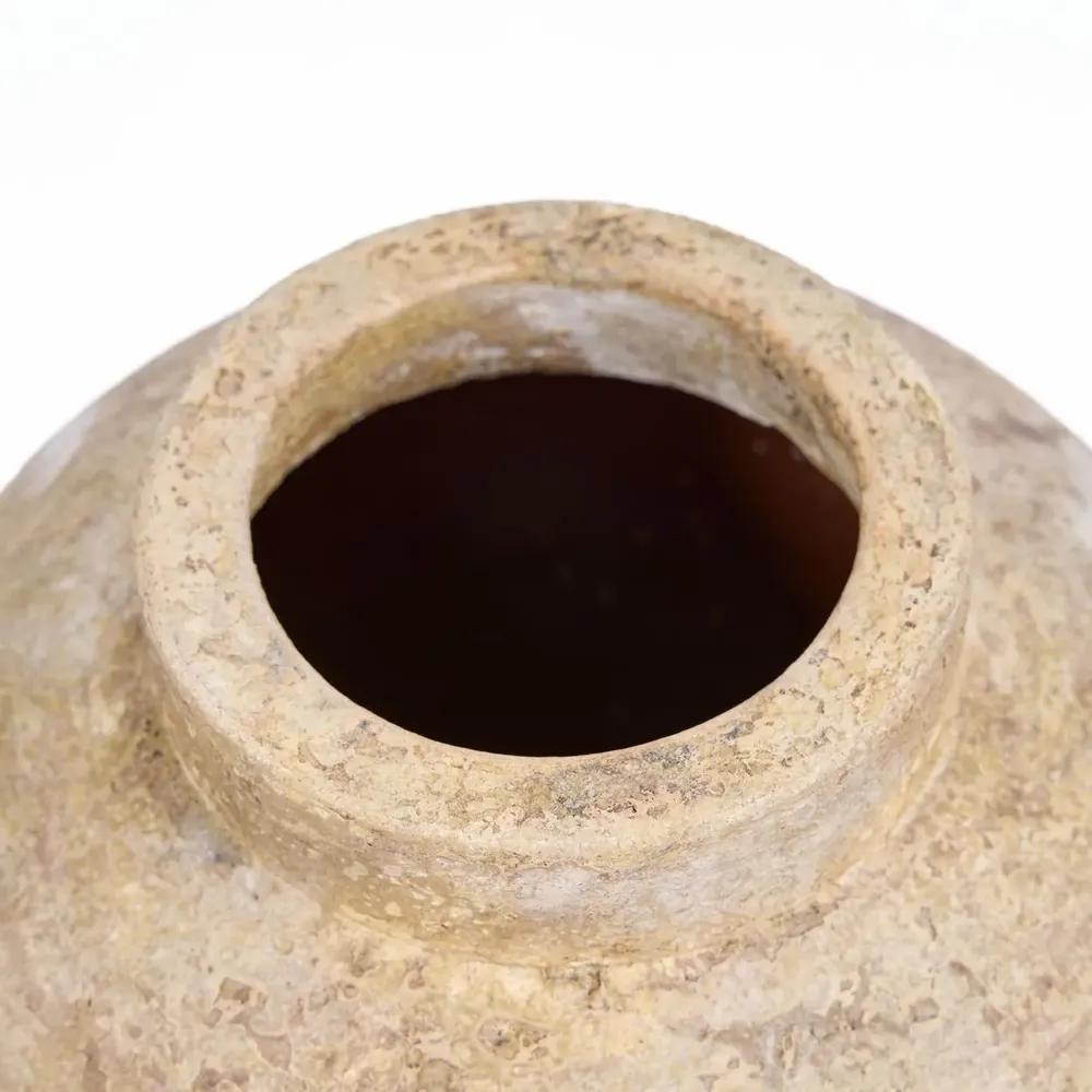 Vases - Le Vase Clay Echo - Crème - M - BAZAR BIZAR LIVING