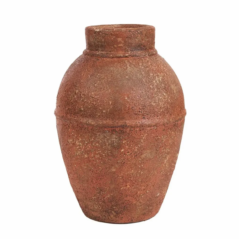 Vases - The Amphora Rustica Vase - Terracotta - L - BAZAR BIZAR LIVING
