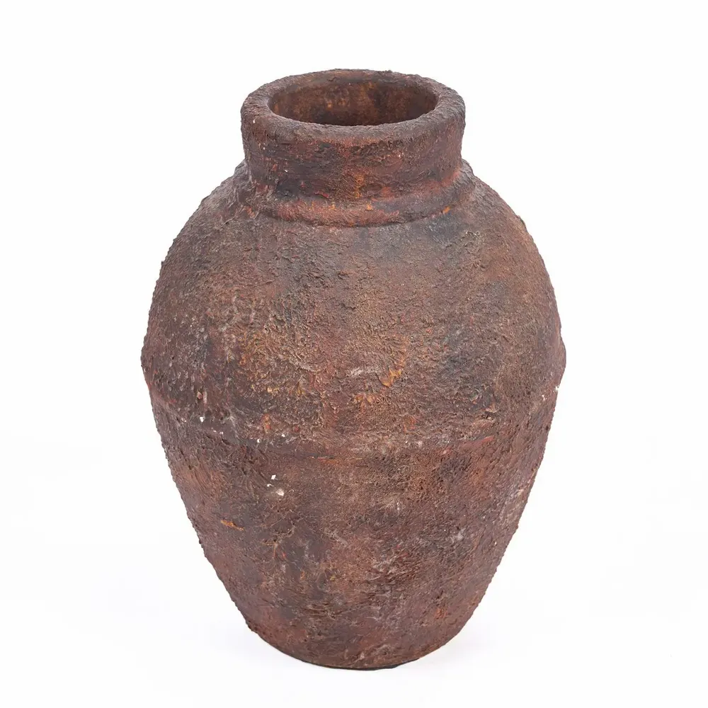 Vases - The Amphora Rustica Vase - Burgundy - M - BAZAR BIZAR LIVING