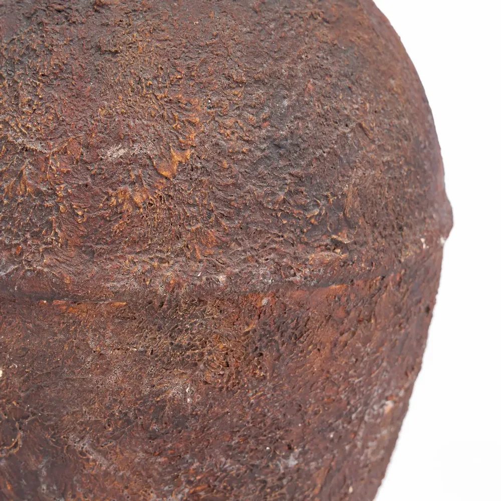 Vases - The Amphora Rustica Vase - Burgundy - M - BAZAR BIZAR LIVING