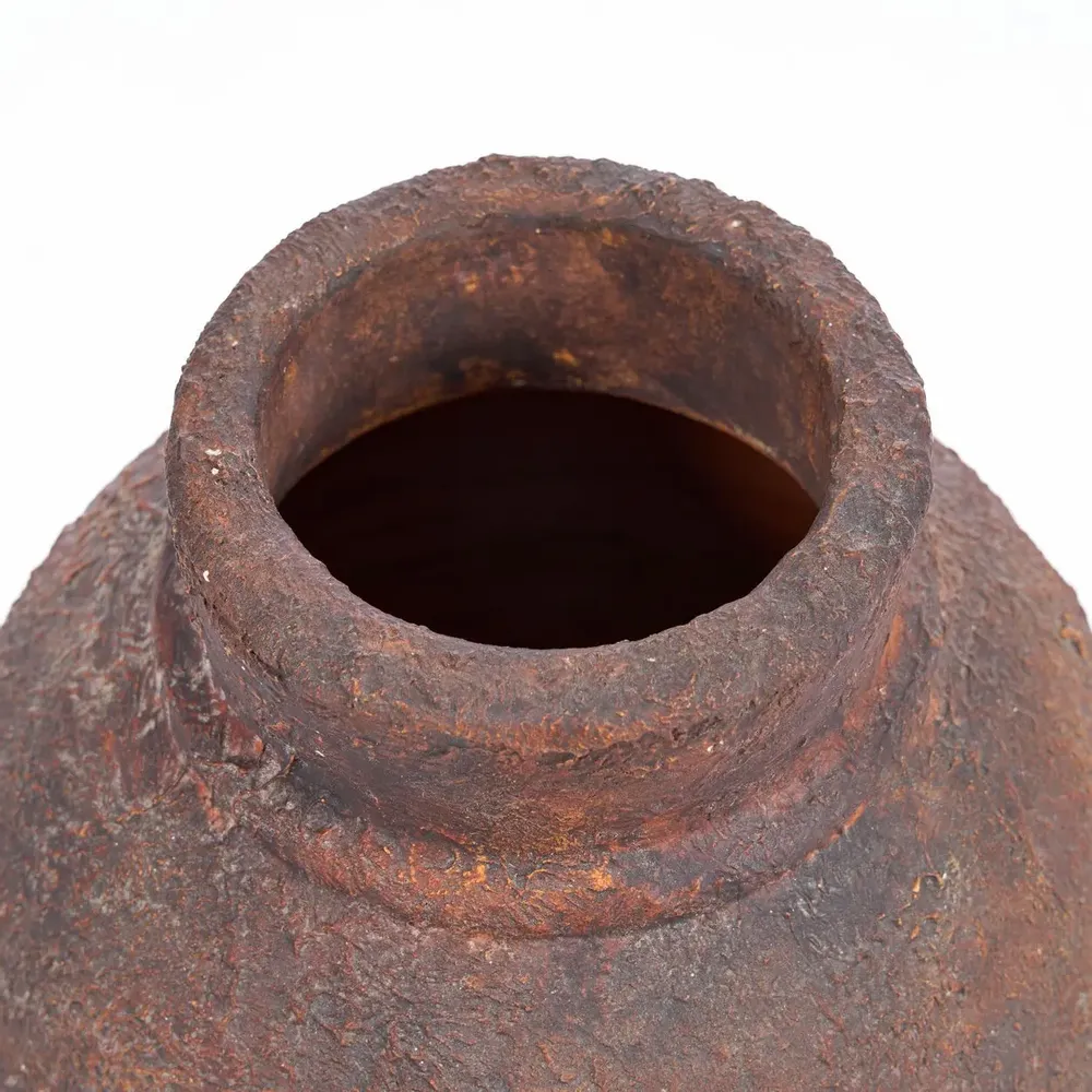 Vases - The Amphora Rustica Vase - Burgundy - M - BAZAR BIZAR LIVING