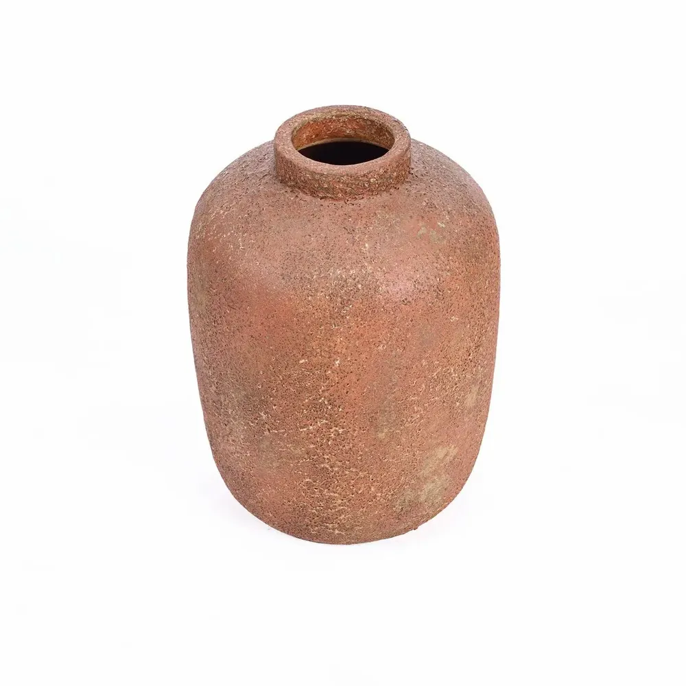 Vases - The Clay Echo Vase - Terracotta - L - BAZAR BIZAR LIVING