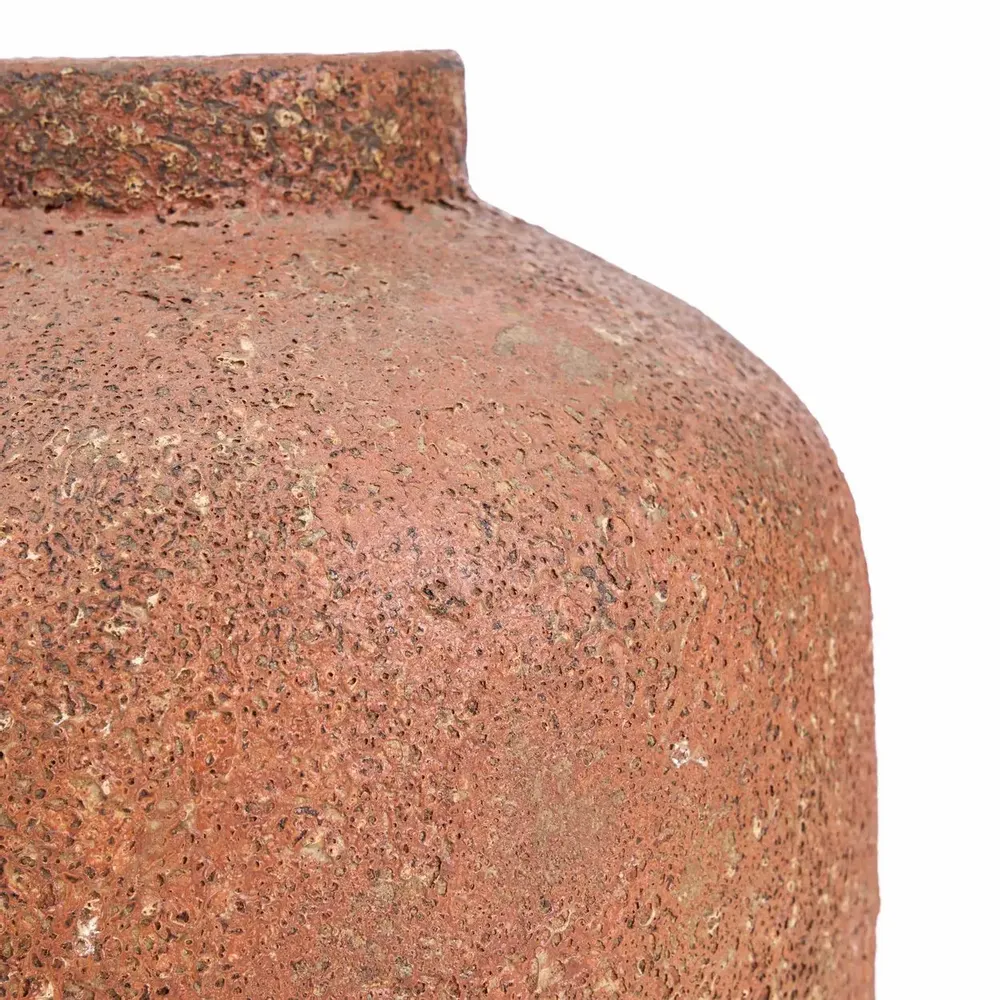 Vases - The Clay Echo Vase - Terracotta - L - BAZAR BIZAR LIVING