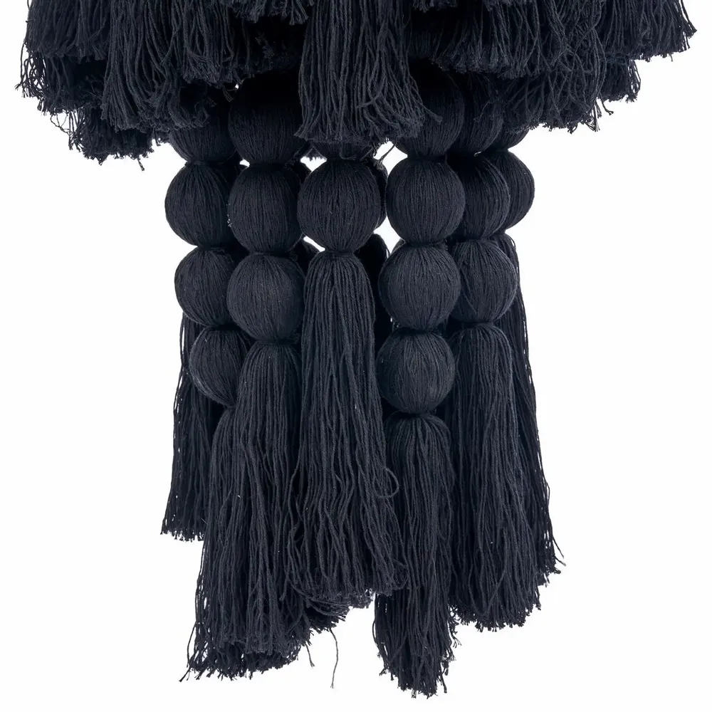 Plafonniers - Le Lustre En Coton Nomad - Noir - XL - BAZAR BIZAR LIVING