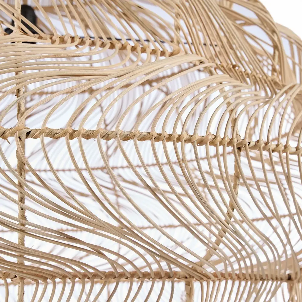 Ceiling lights - The Aurora Puff Pendant - Natural - XL - BAZAR BIZAR LIVING