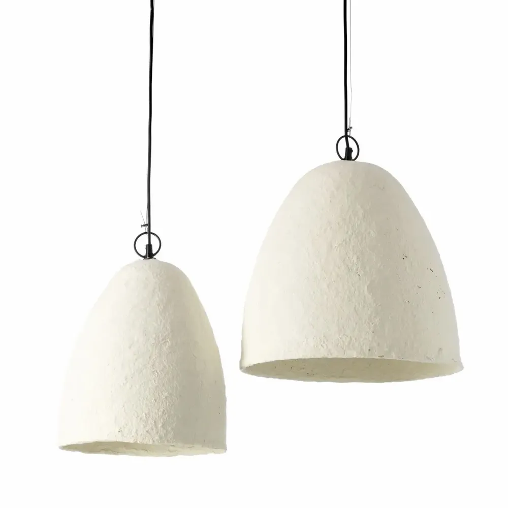 Plafonniers - La Suspension Savana - Blanche - L - BAZAR BIZAR LIVING