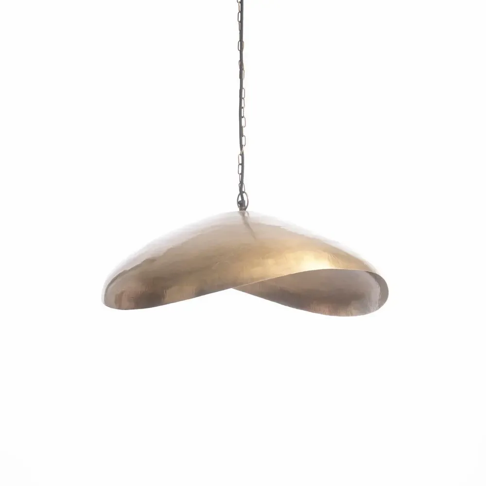 Ceiling lights - The Fortune Cookie Pendant - Brass - L - BAZAR BIZAR LIVING