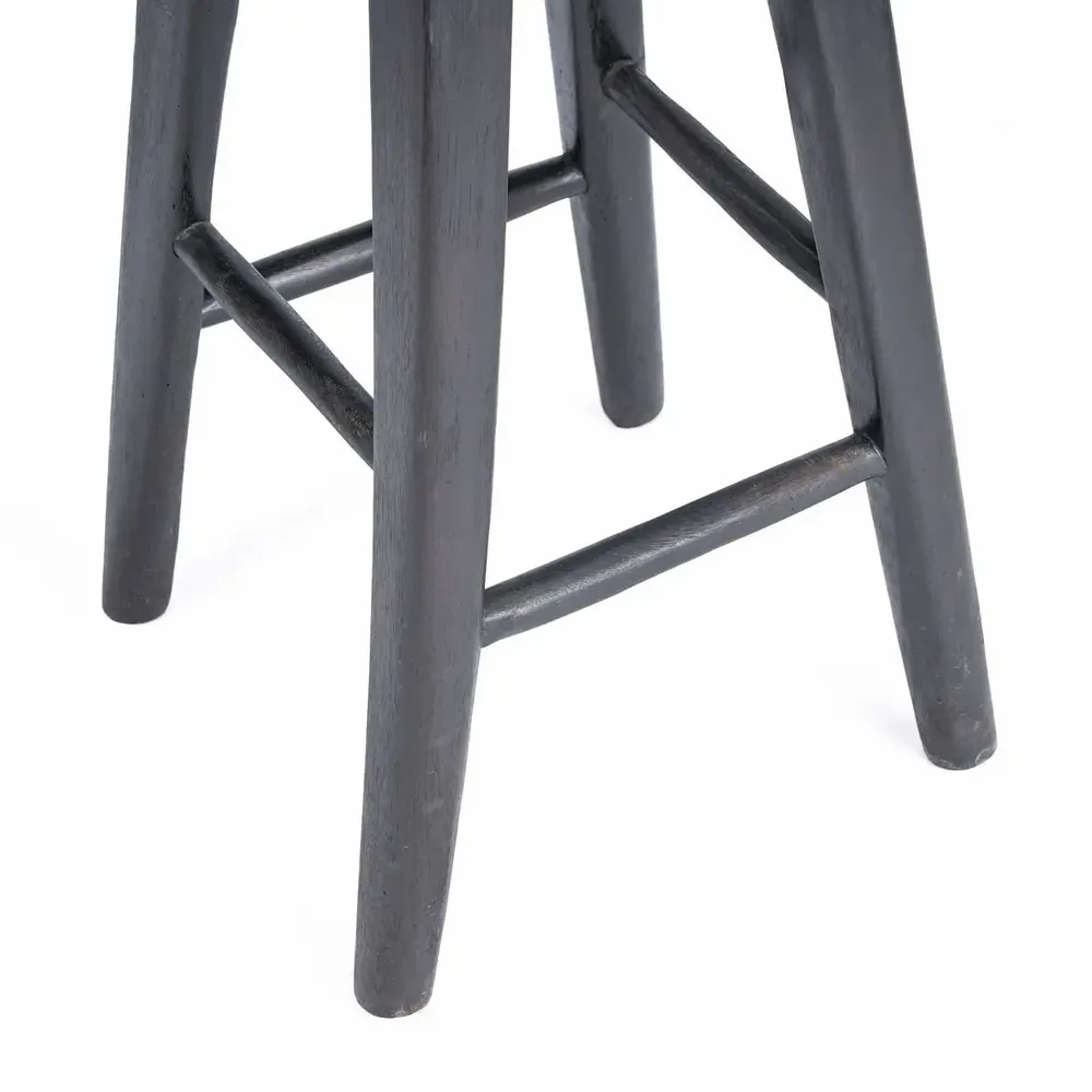 Stools - The Tala Bar Stool - Black - BAZAR BIZAR LIVING