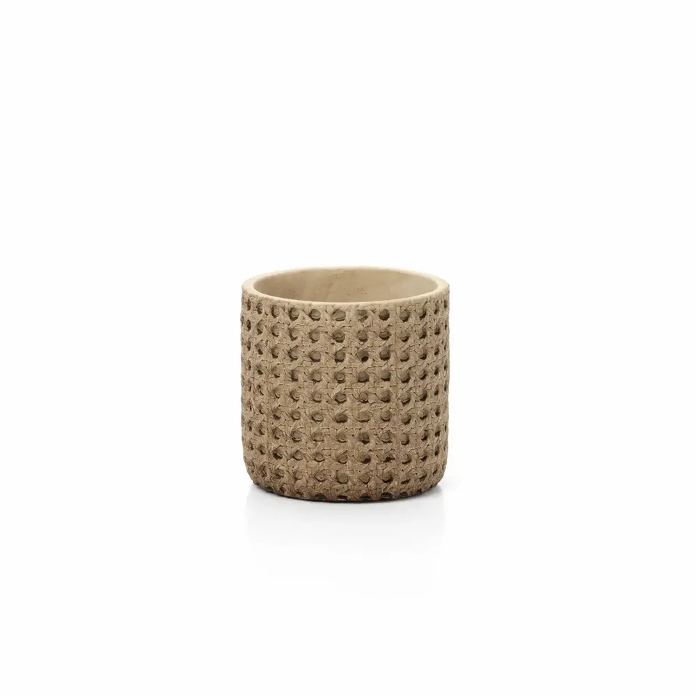 Flower pots - The RattanRock Planter - Natural - S - BAZAR BIZAR LIVING