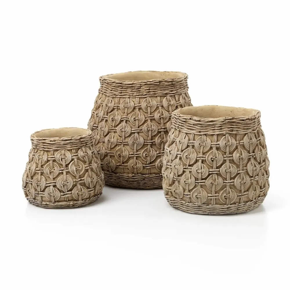 Flower pots - The Knot Concrete Planter - XL - BAZAR BIZAR LIVING
