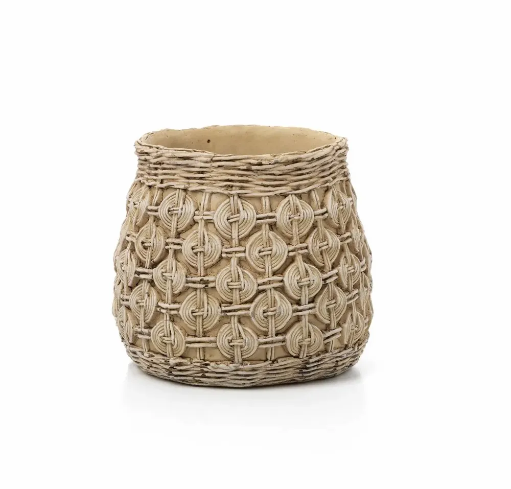 Flower pots - The Knot Concrete Planter - L - BAZAR BIZAR LIVING