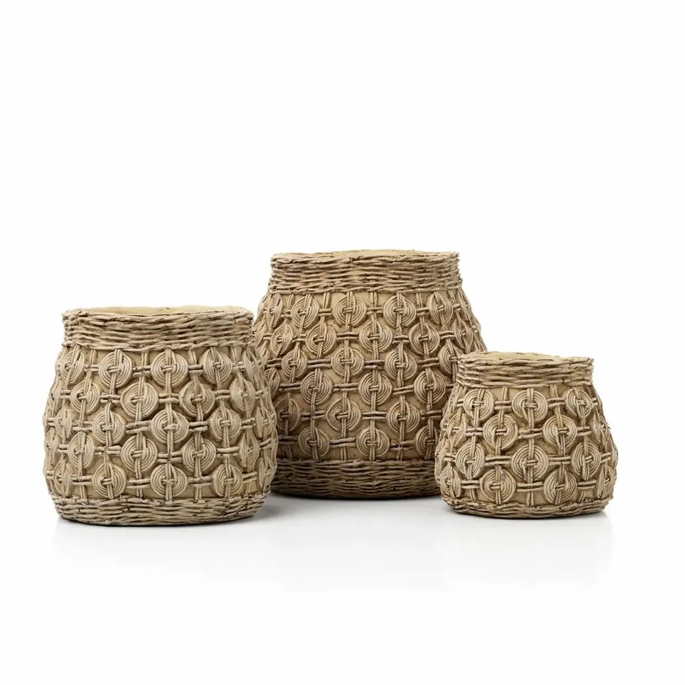 Flower pots - The Knot Concrete Planter - L - BAZAR BIZAR LIVING