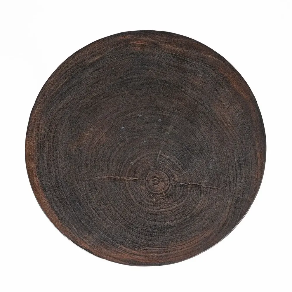 Other tables - The Cone Alone Side Table - Dark Walnut - BAZAR BIZAR LIVING