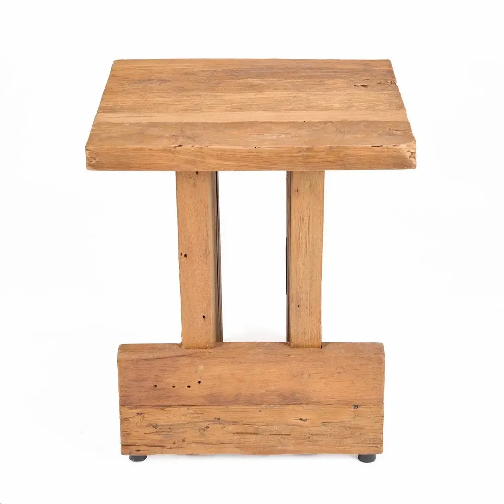 Stools - The Suku Block Stool - Natural - BAZAR BIZAR LIVING