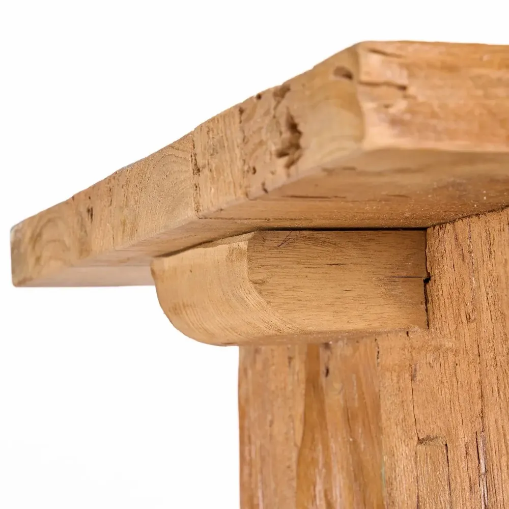 Stools - The Suku Block Stool - Natural - BAZAR BIZAR LIVING