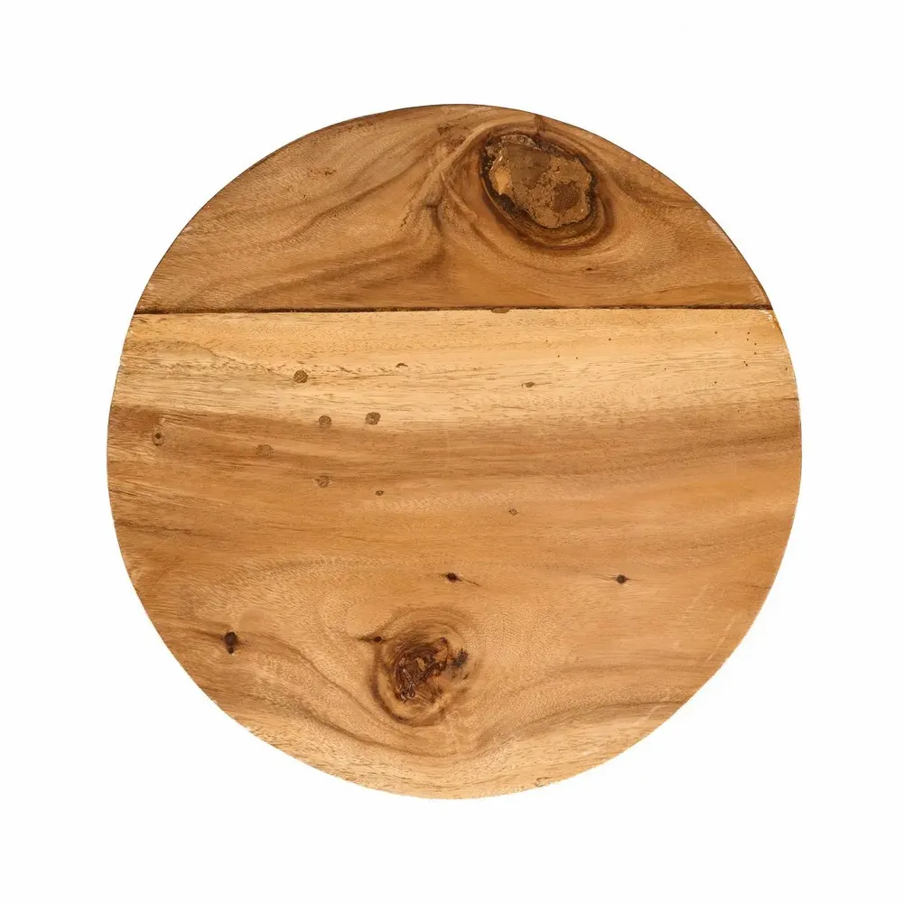 Autres tables  - La Table D’Appoint Mango Drum - Naturelle - BAZAR BIZAR LIVING