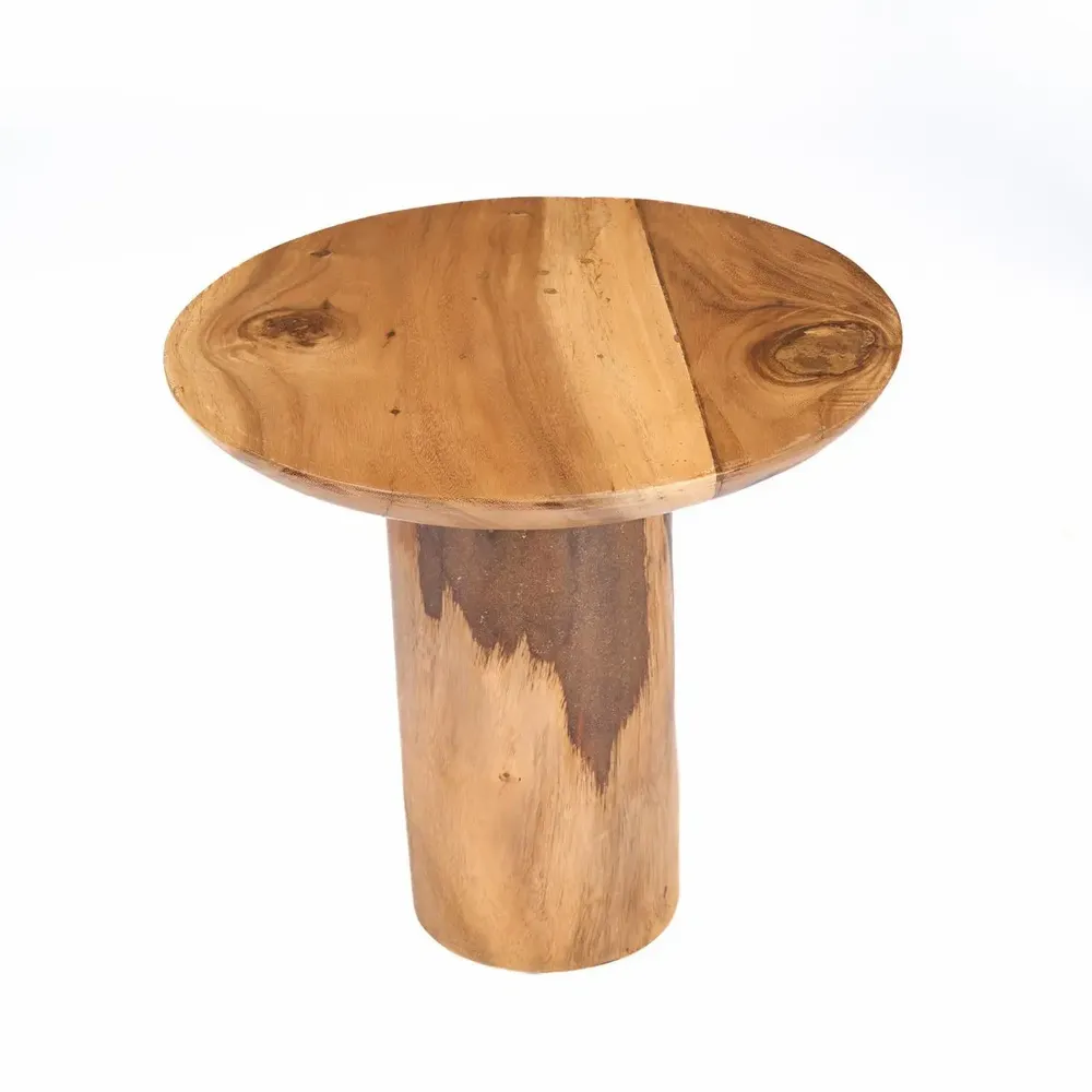 Autres tables  - La Table D’Appoint Mango Drum - Naturelle - BAZAR BIZAR LIVING