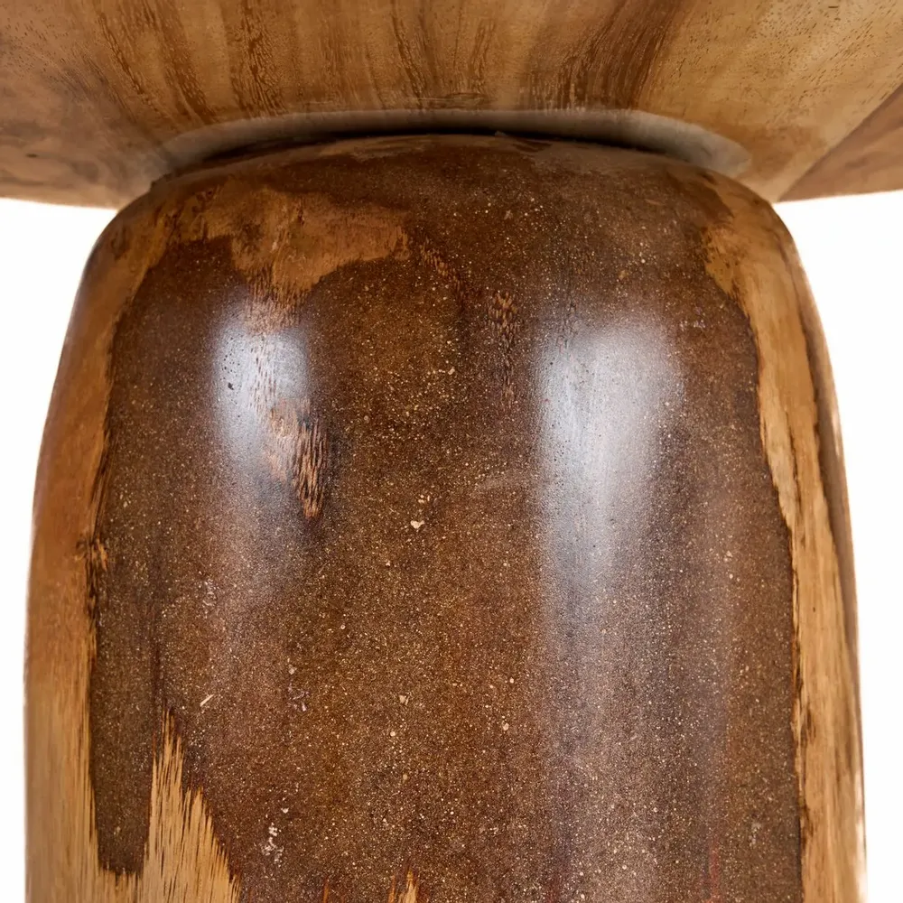 Autres tables  - La Table D’Appoint Mango Drum - Naturelle - BAZAR BIZAR LIVING