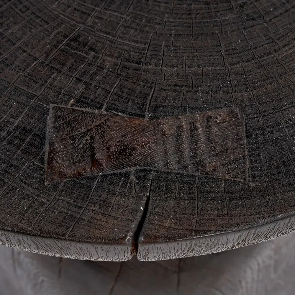 Autres tables  - La Table d’Appoint Drumline - Noyer Foncé - BAZAR BIZAR LIVING