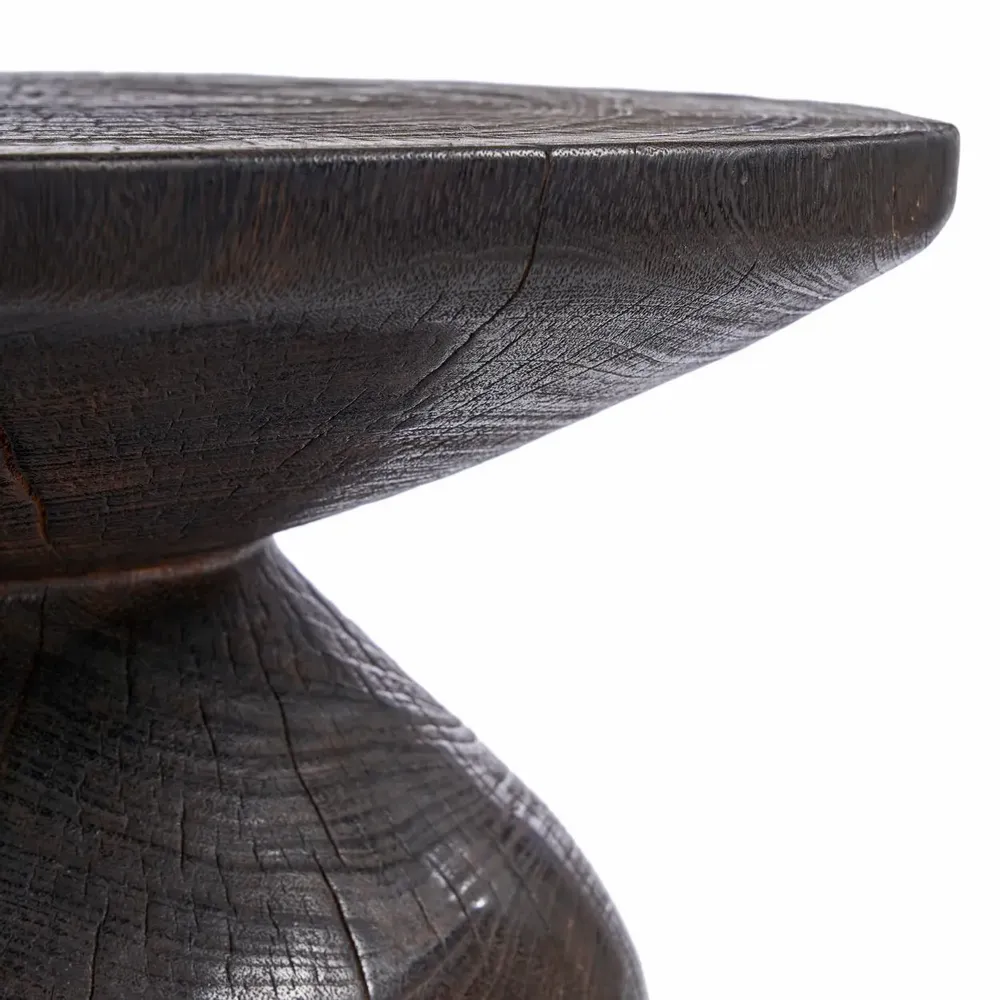 Autres tables  - La Table d’Appoint Drumline - Noyer Foncé - BAZAR BIZAR LIVING