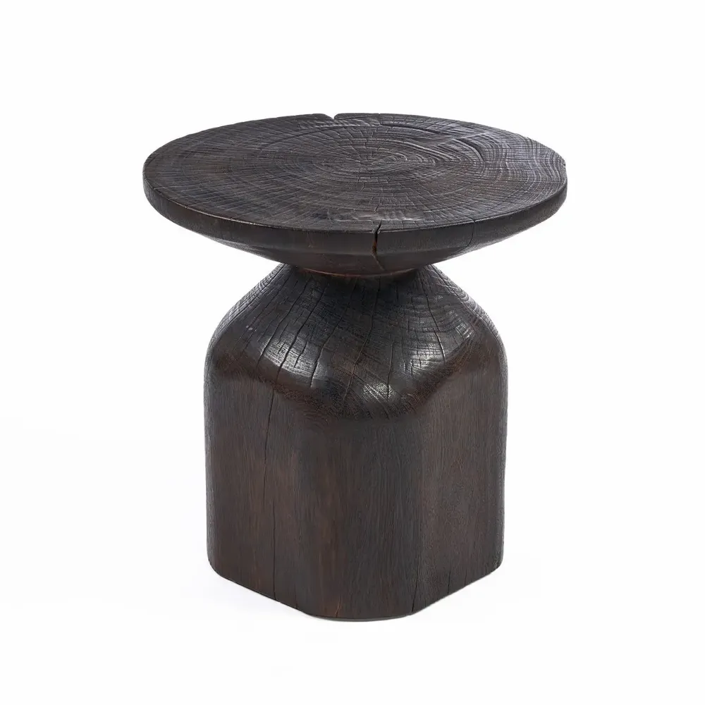 Autres tables  - La Table d’Appoint Drumline - Noyer Foncé - BAZAR BIZAR LIVING