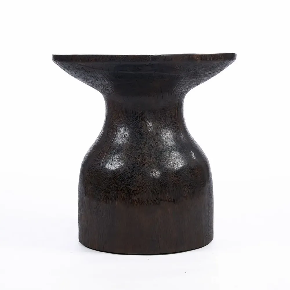 Other tables - The Hourglass Side Table - Dark Walnut - BAZAR BIZAR LIVING