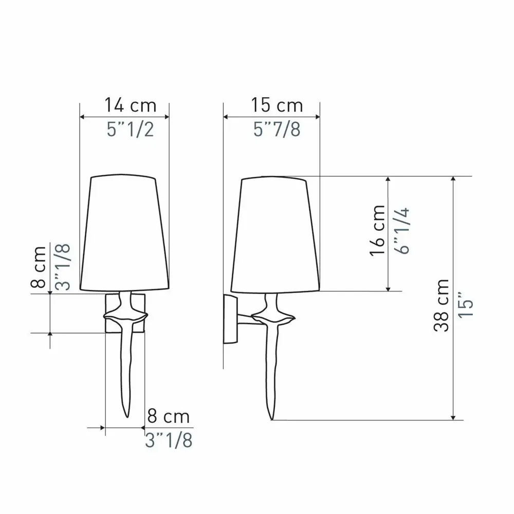 Appliques - MANCHA Applique - OBJET INSOLITE