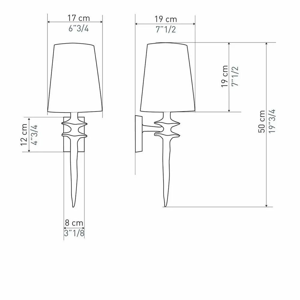 Appliques - MANCHA Applique - OBJET INSOLITE