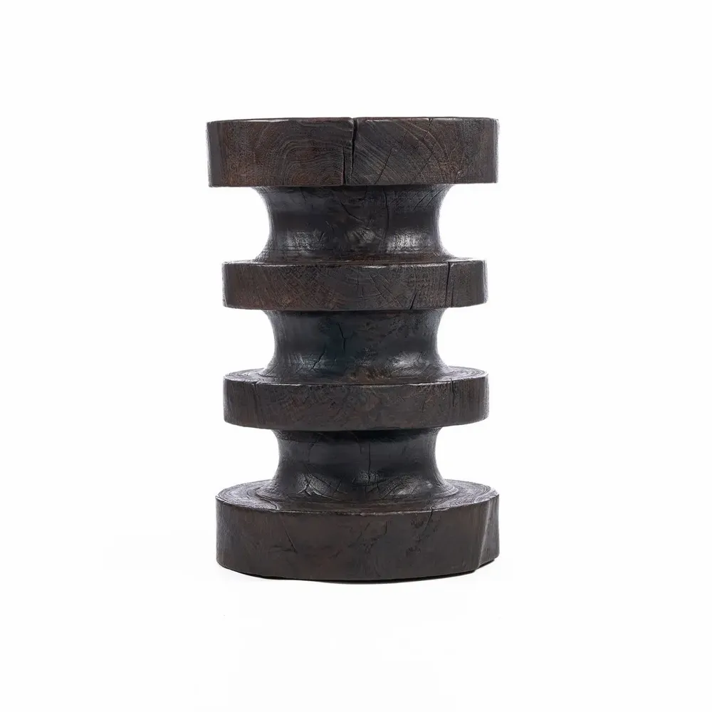 Autres tables  - La Table d’Appoint Mocha Rings - Noyer Foncé - BAZAR BIZAR LIVING