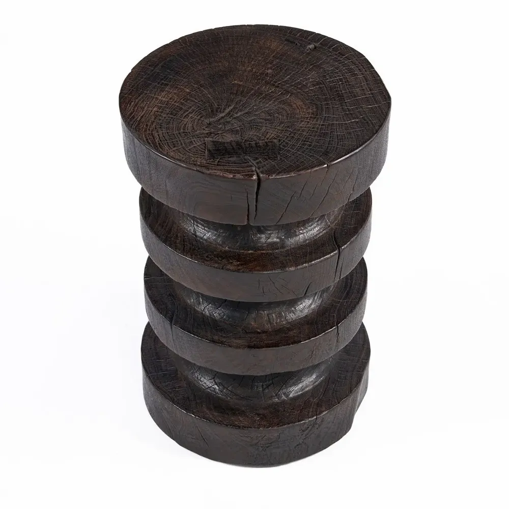 Autres tables  - La Table d’Appoint Mocha Rings - Noyer Foncé - BAZAR BIZAR LIVING