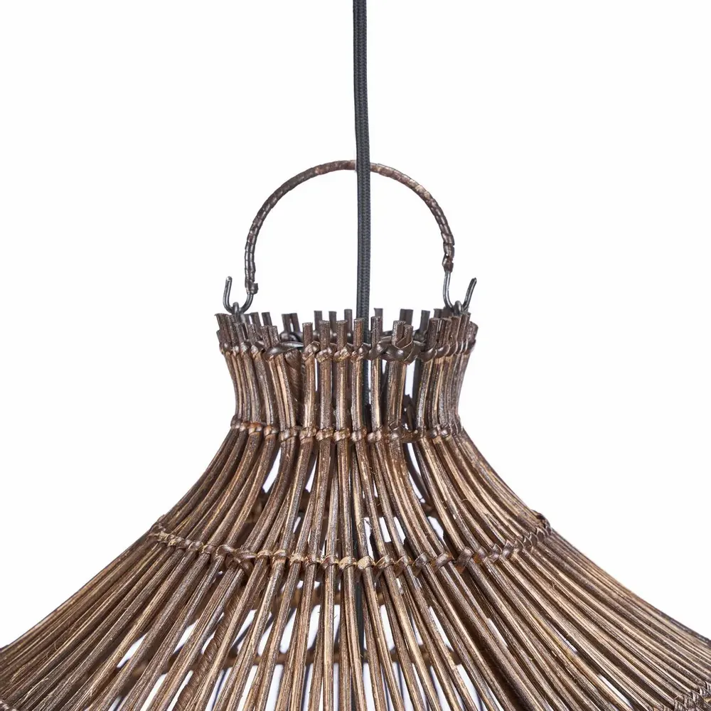 Plafonniers - Le Luminaire Suspendu Desert Gourd - Noyer Foncé - M - BAZAR BIZAR LIVING