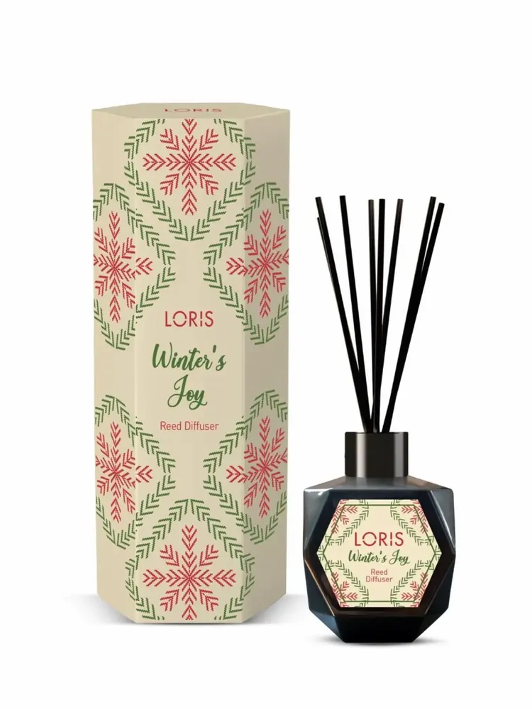 Scent diffusers - LORIS Winter's Joy fragrance diffuser sticks 110ml - LORIS PARFUM