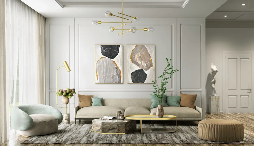 Panneaux séparateurs - 'Roots 01' - Œuvre Originale - 80x110cm. - PERSPECTIVA 10