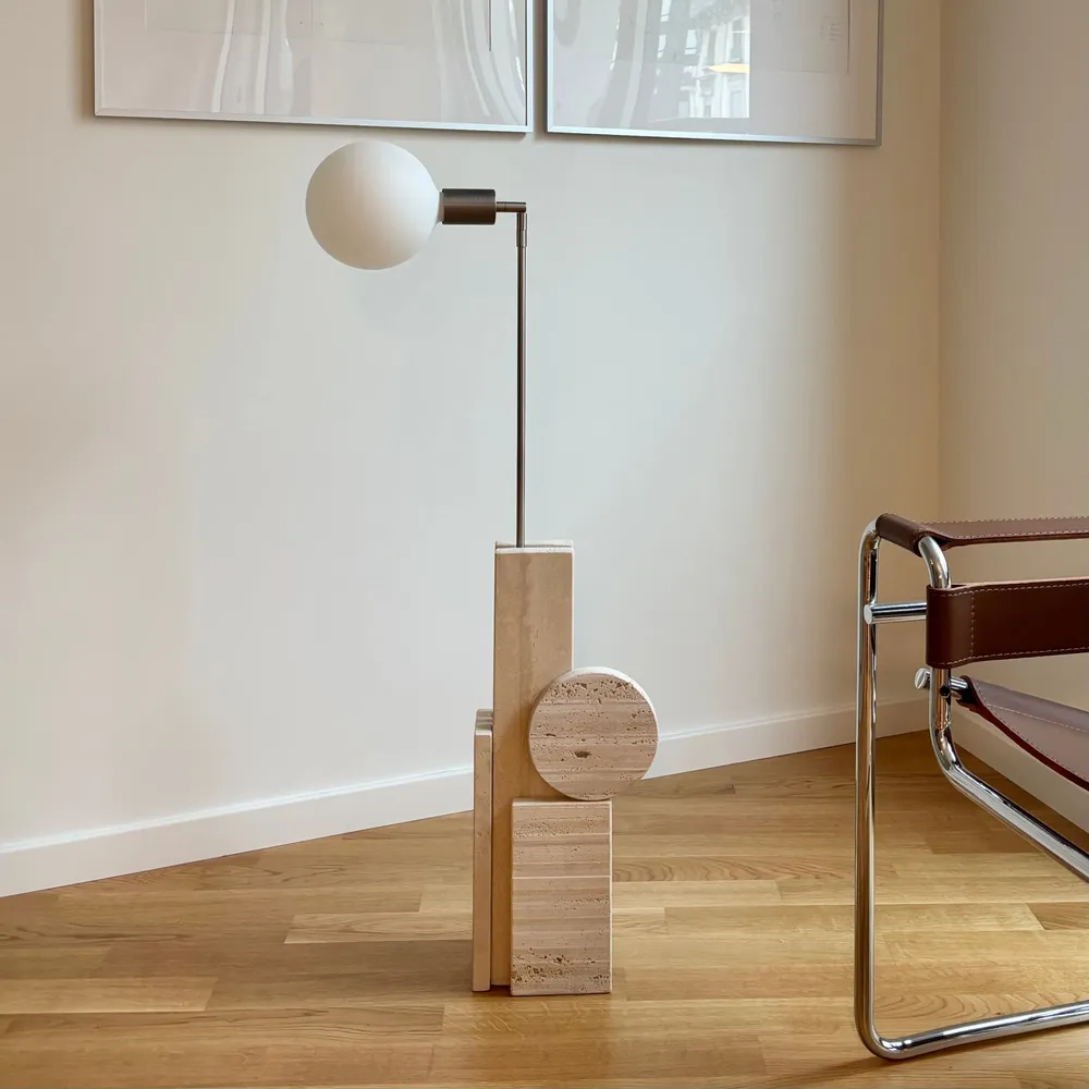 Floor lamps - Oi.02 Table and Floor Lamp - STUDIO SOL LECCIA