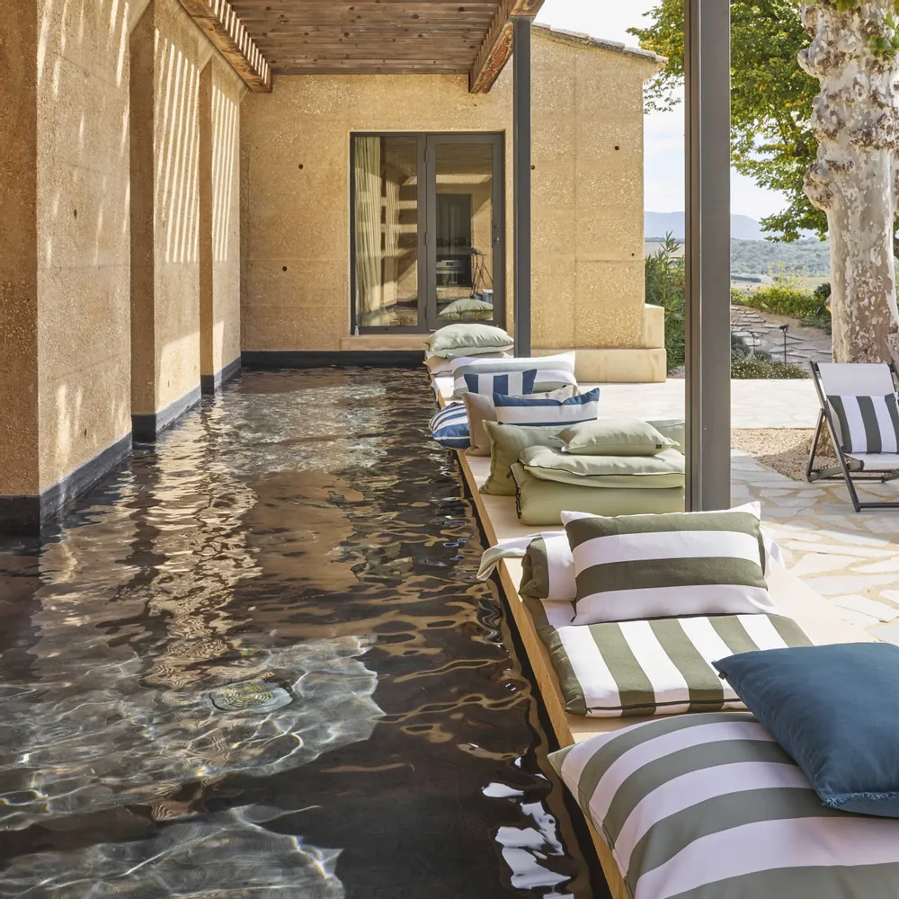 Accessoires de déco extérieure - Coussin, bain de soleil et chilienne Bimini - HAOMY