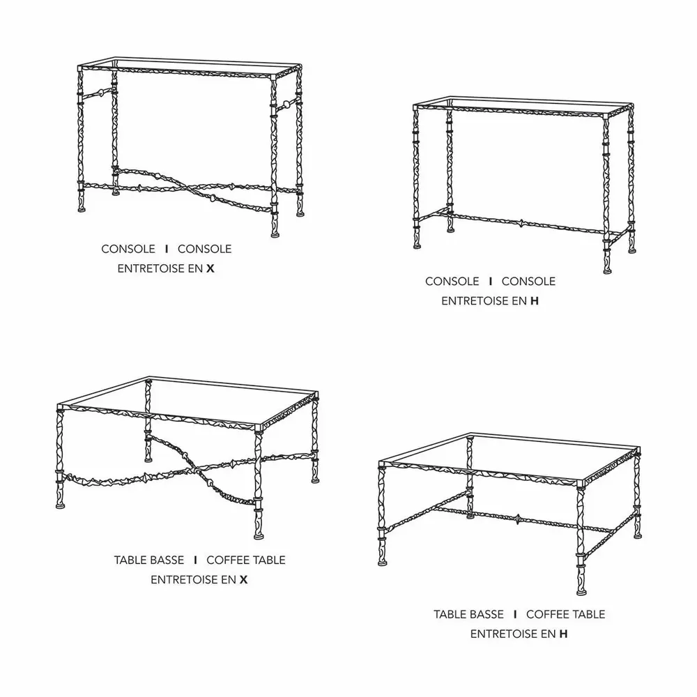 Console table - ROMA Furniture collection - OBJET INSOLITE