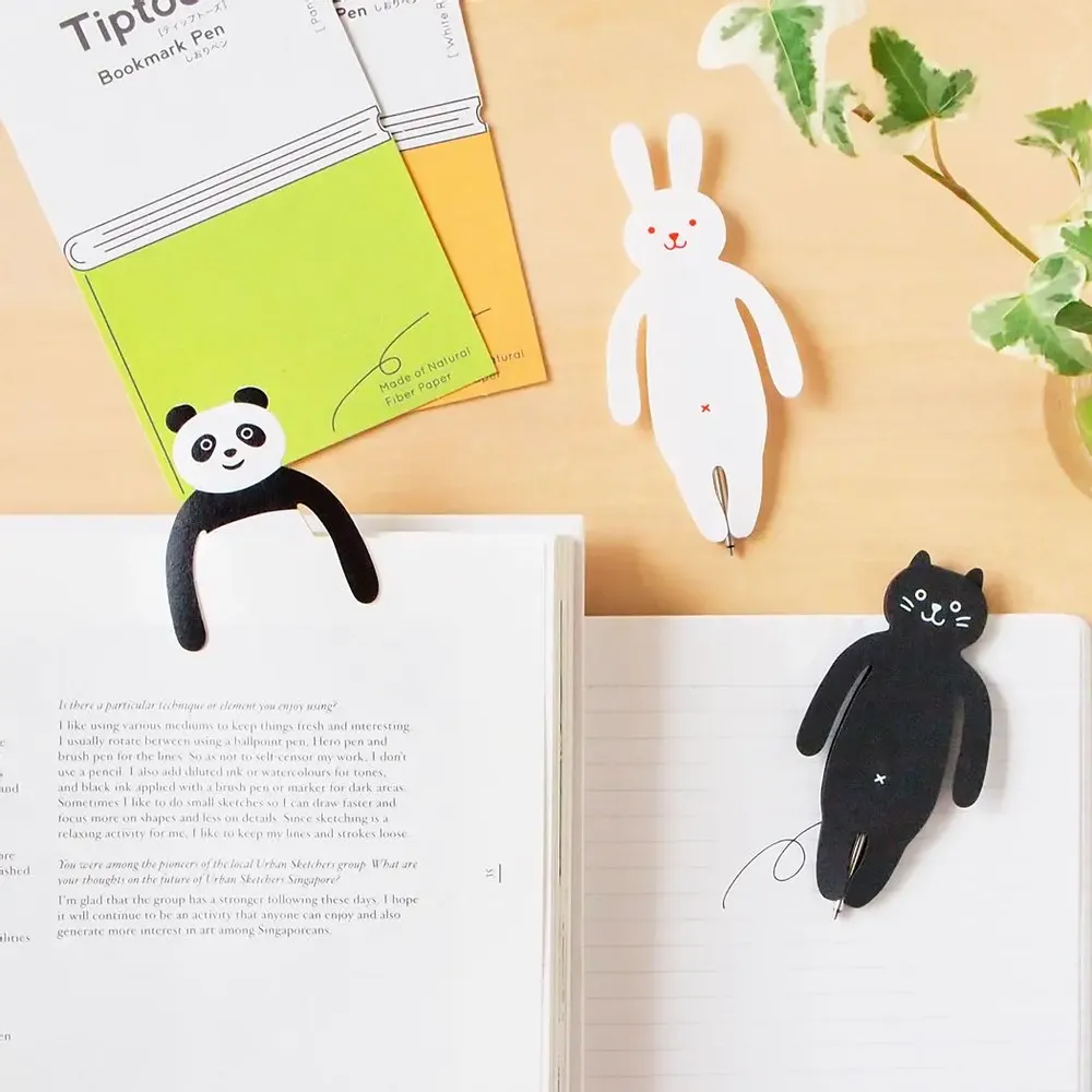 Stylos, feutres et crayons - Tiptoes stylo marque-page - SUGAI WORLD