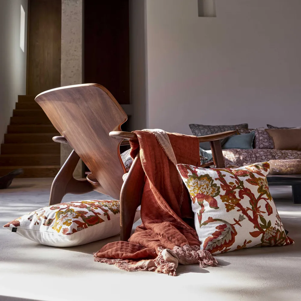 Coussins textile - Coussin brodé Bali - HAOMY