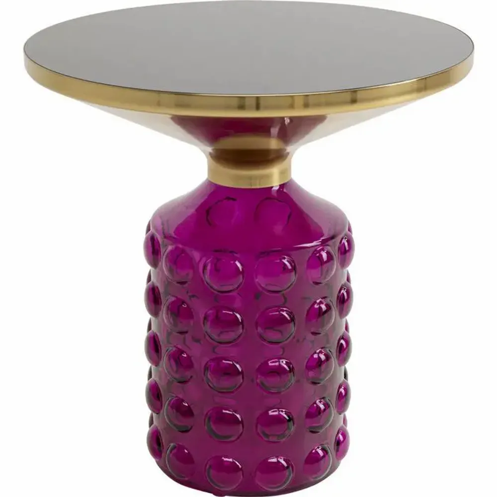 Coffee tables - Lola Purple Side Table Ø50cm - KARE DESIGN