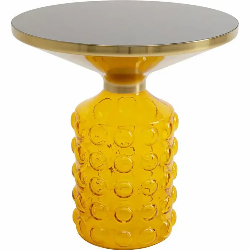 Tables basses - Table d'appoint Lola Jaune Ø50cm - KARE DESIGN