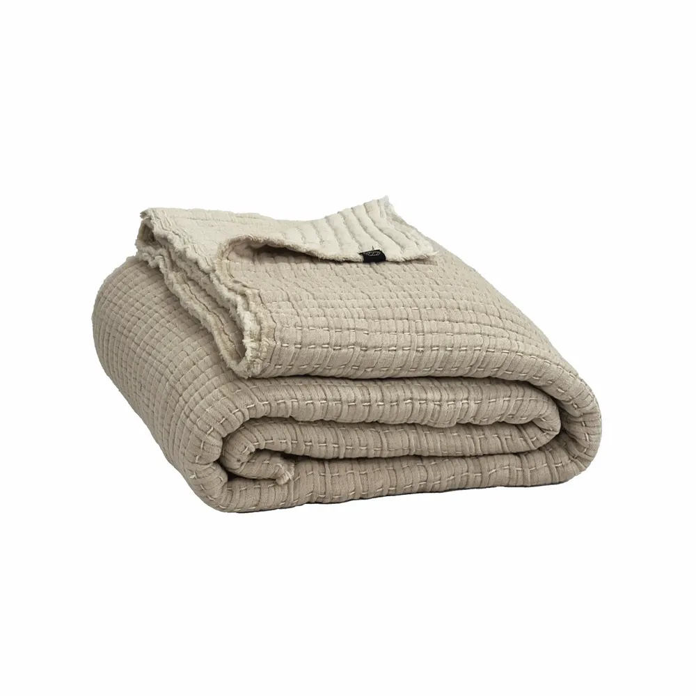 Fabric cushions - Tivoli plaid and bedspread - HAOMY