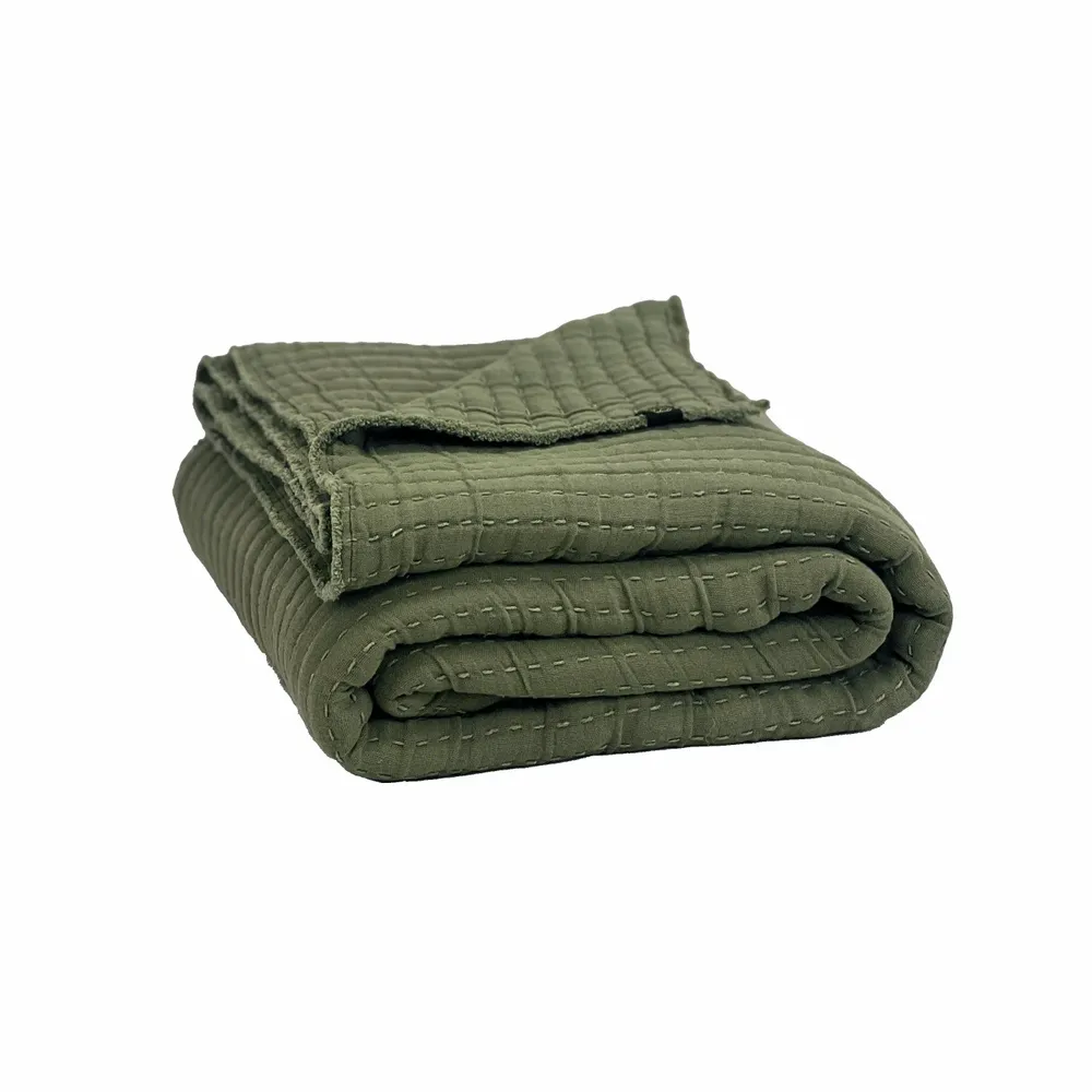 Fabric cushions - Tivoli plaid and bedspread - HAOMY