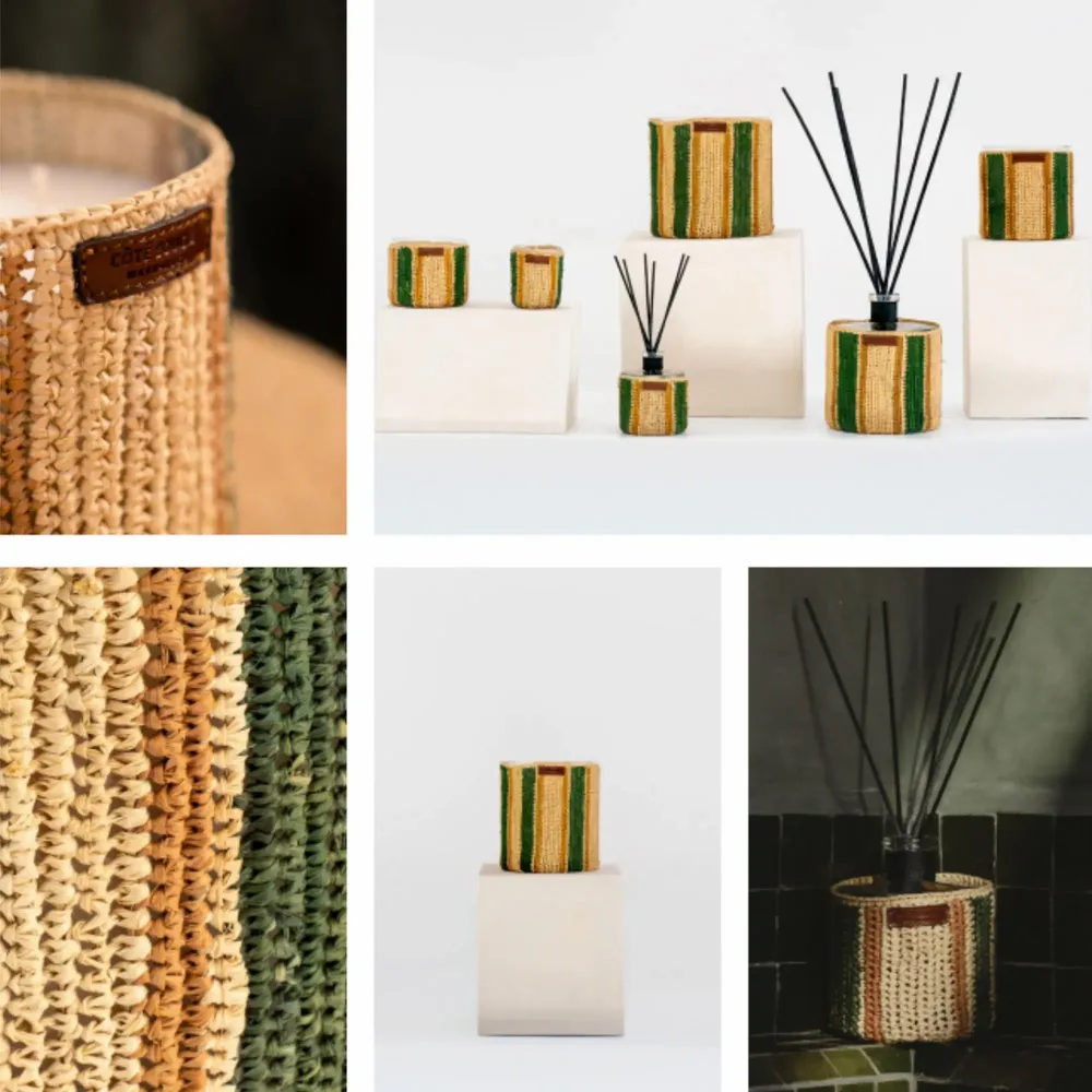 Decorative objects - Maya Raffia - CÔTÉ BOUGIE MARRAKECH